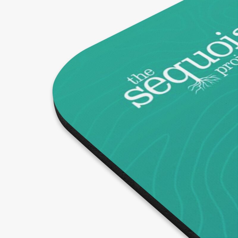 The Sequoia Project Turquoise Wood Grain Design - Mouse Pad (Rectangle) - Image 2