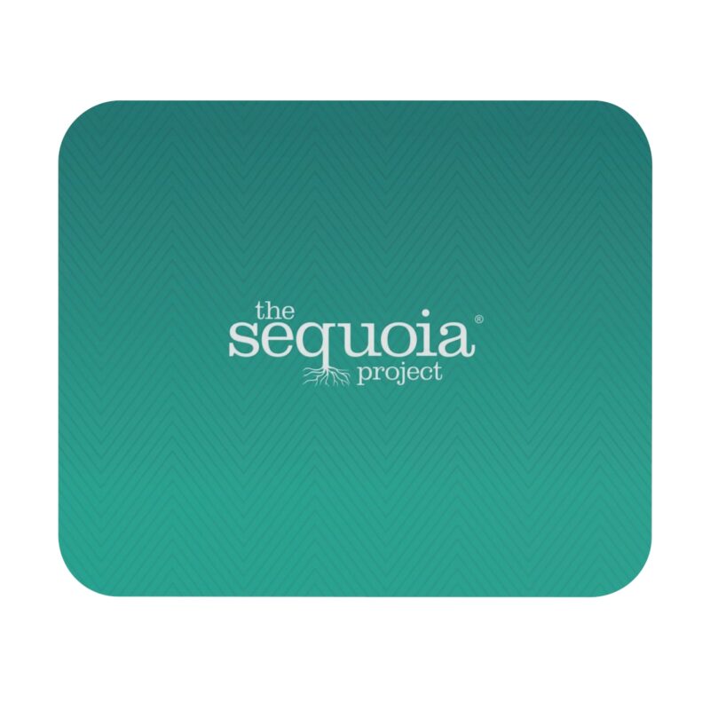 The Sequoia Project Turquoise Pattern Design - Mouse Pad (Rectangle)