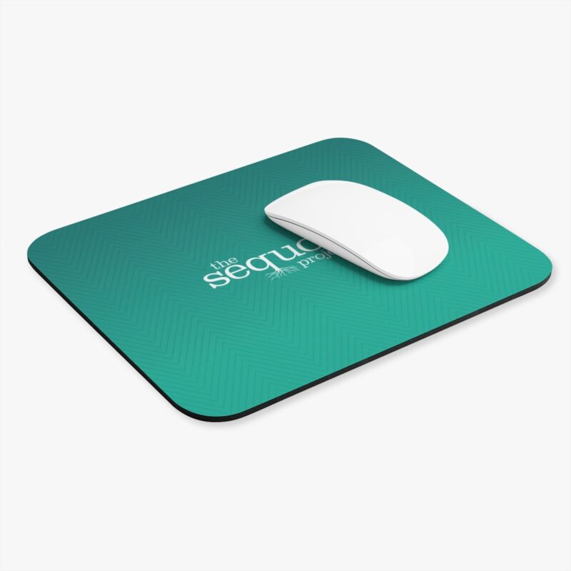 The Sequoia Project Turquoise Pattern Design - Mouse Pad (Rectangle) - Image 3