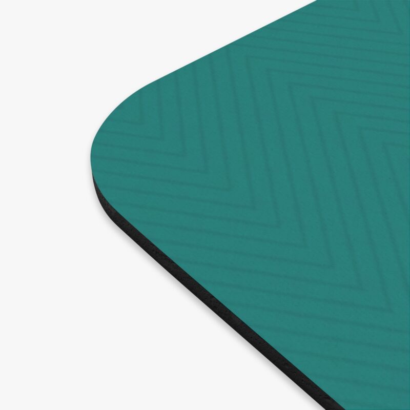 Turquoise Connected We Stand Tree Design - Mouse Pad (Rectangle) - Image 2