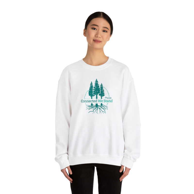 Connected We Stand Trees - Unisex Heavy Blend™ Crewneck Sweatshirt - Image 4