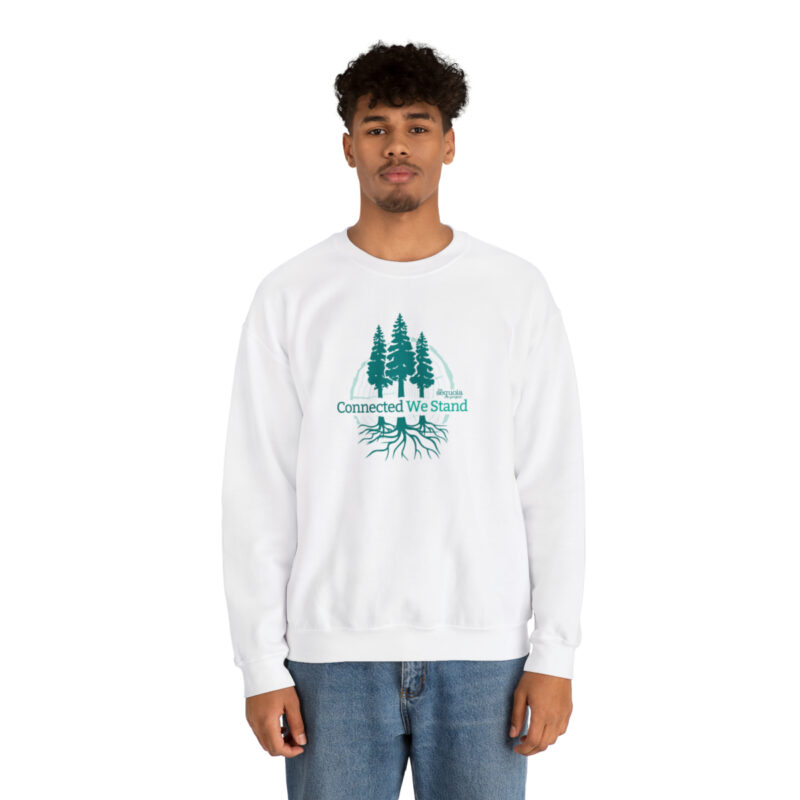 Connected We Stand Trees - Unisex Heavy Blend™ Crewneck Sweatshirt - Image 5