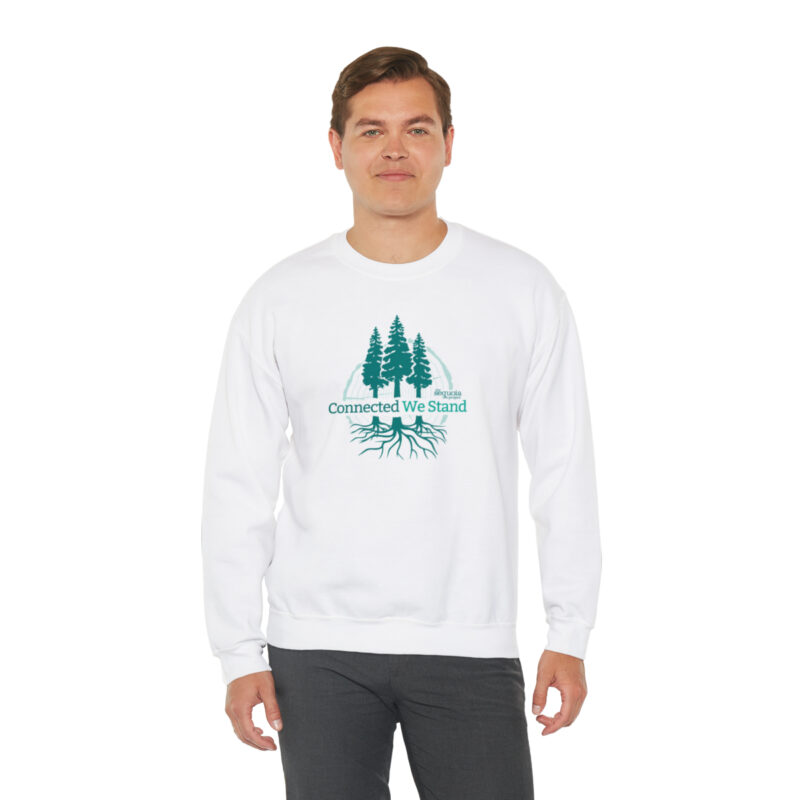 Connected We Stand Trees - Unisex Heavy Blend™ Crewneck Sweatshirt - Image 6