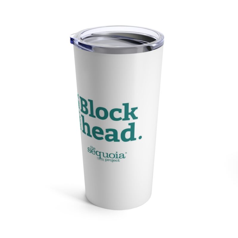 Don't Be A Blockhead - Tumbler, 20 oz - Image 4