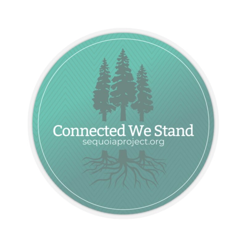 Connected We Stand - Green Sticker - Image 2