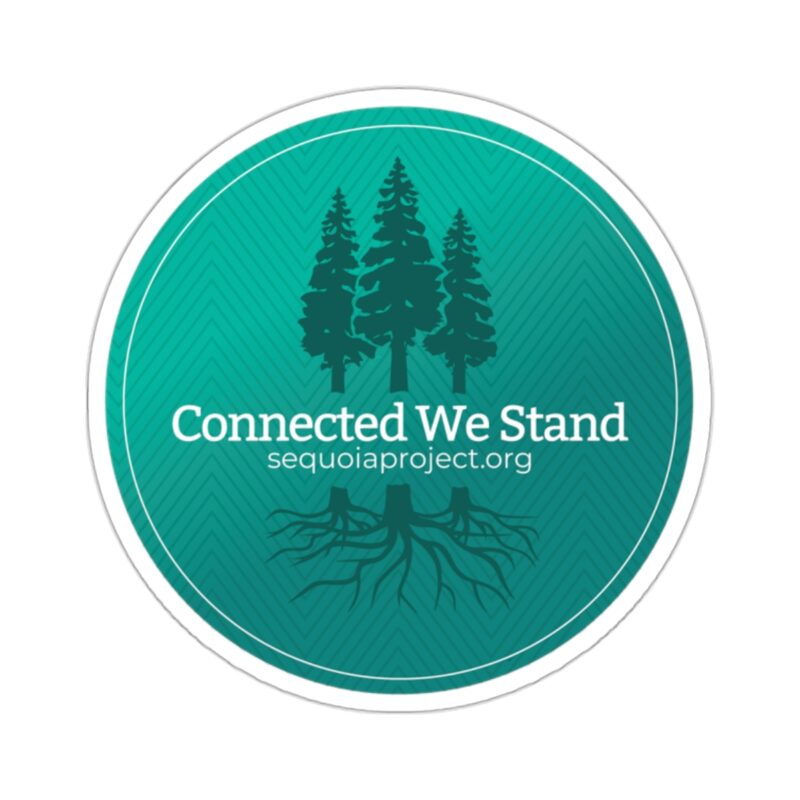 Connected We Stand - Green Sticker - Image 4