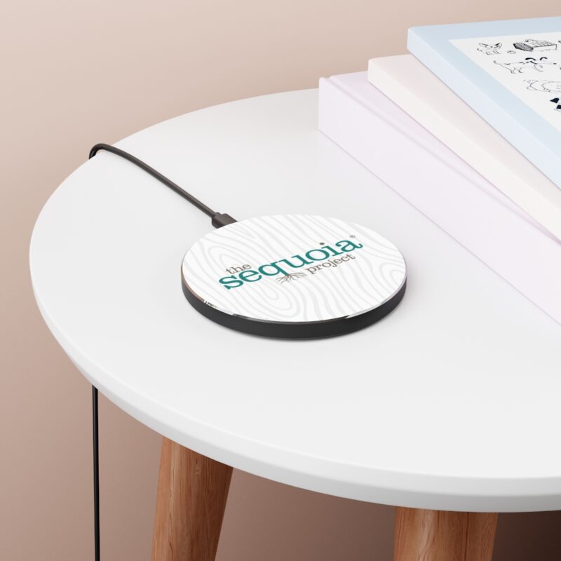The Sequoia Project White Wood Grain Design - Wireless Charger