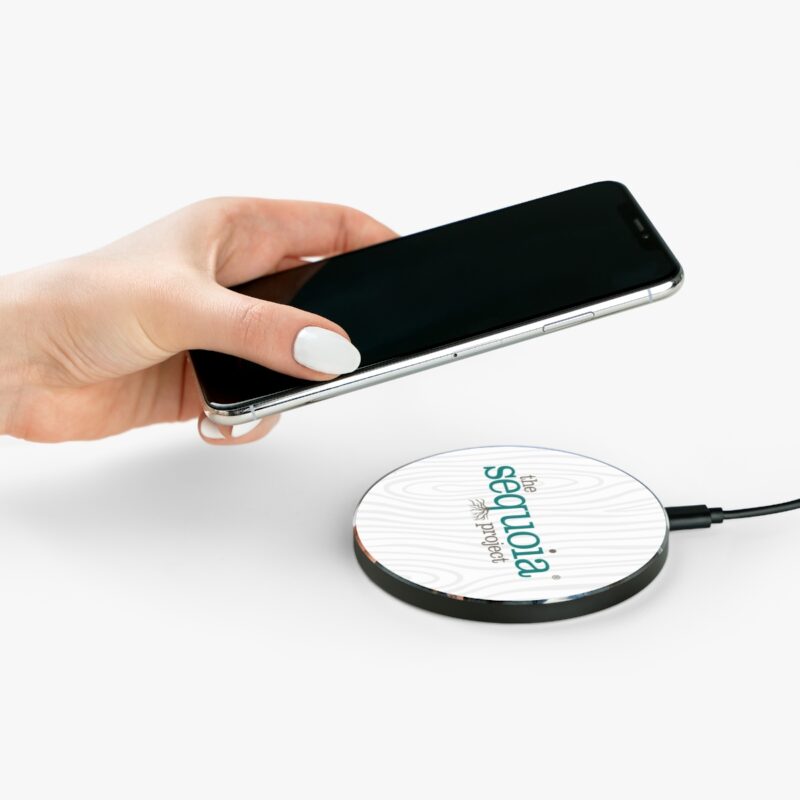 The Sequoia Project White Wood Grain Design - Wireless Charger - Image 4