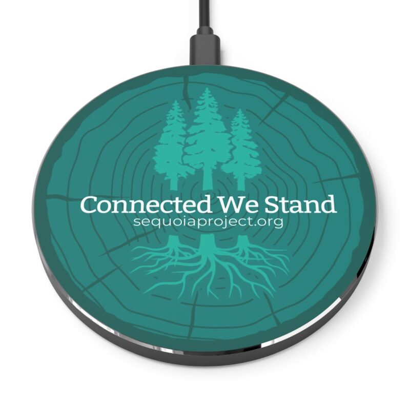 Connected We Stand Tree Design - Wireless Charger - Image 2
