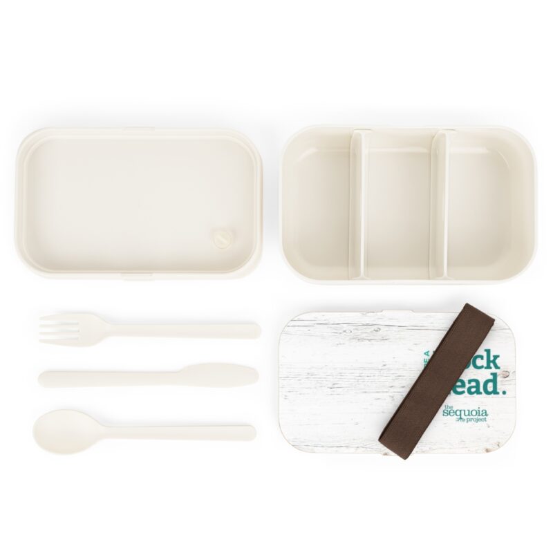 Don't Be A Blockhead White Lid - Bento Lunch Box - Image 3
