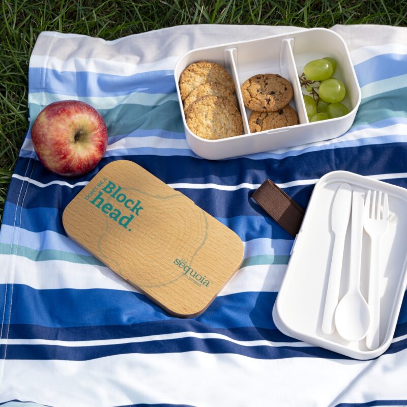 Don't Be A Blockhead Tan Lid - Bento Lunch Box - Image 6