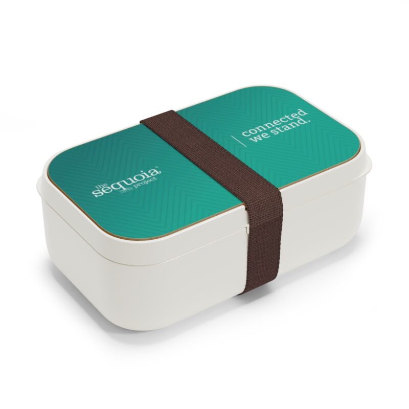 Connected We Stand Turquoise Pattern - Bento Lunch Box