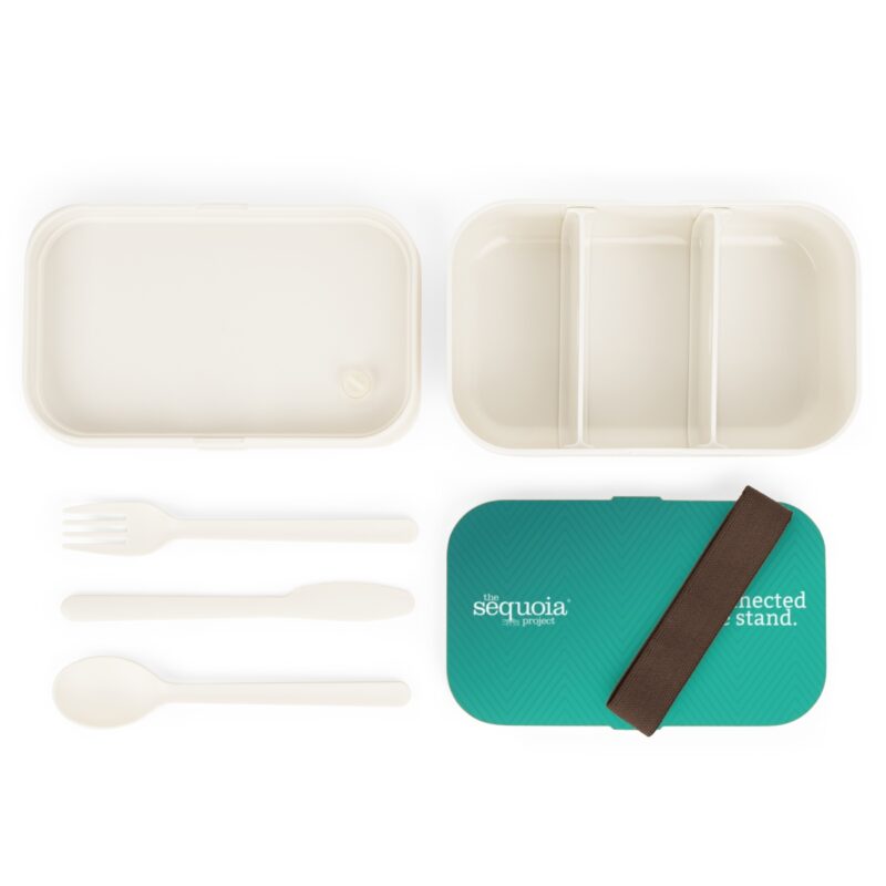 Connected We Stand Turquoise Pattern - Bento Lunch Box - Image 3