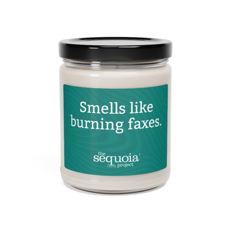 Burning Faxes - Scented Soy Candle, 9oz
