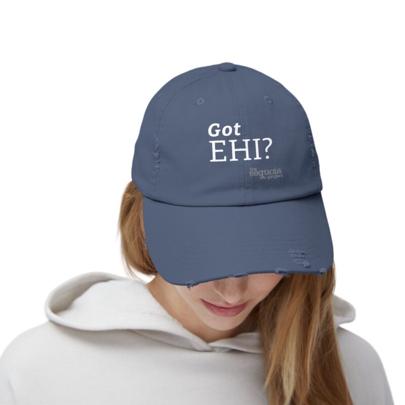 Got EHI? - Unisex Distressed Cap (Multiple Colors) - Image 4