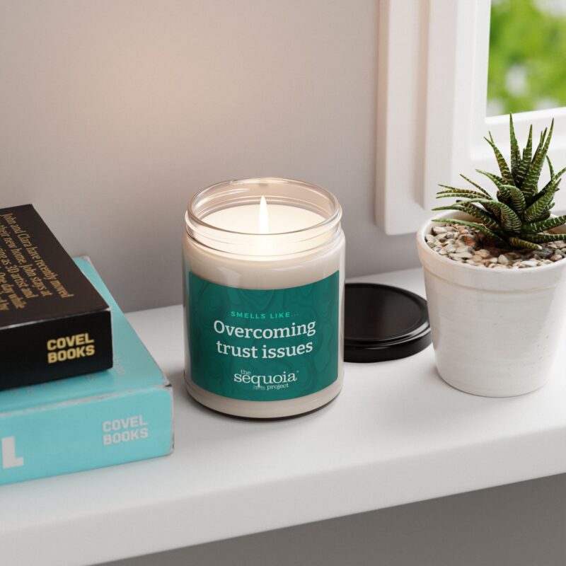 Overcoming Trust Issues – Scented Soy Candle, 9oz - Image 9