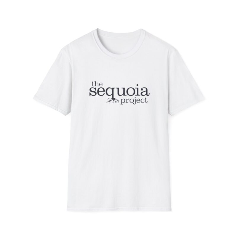 Sequoia Project Unisex Softstyle T-Shirt, Casual Tee, Eco-Friendly Apparel, Nature Lover Gift, Everyday Wear, Minimalist Design