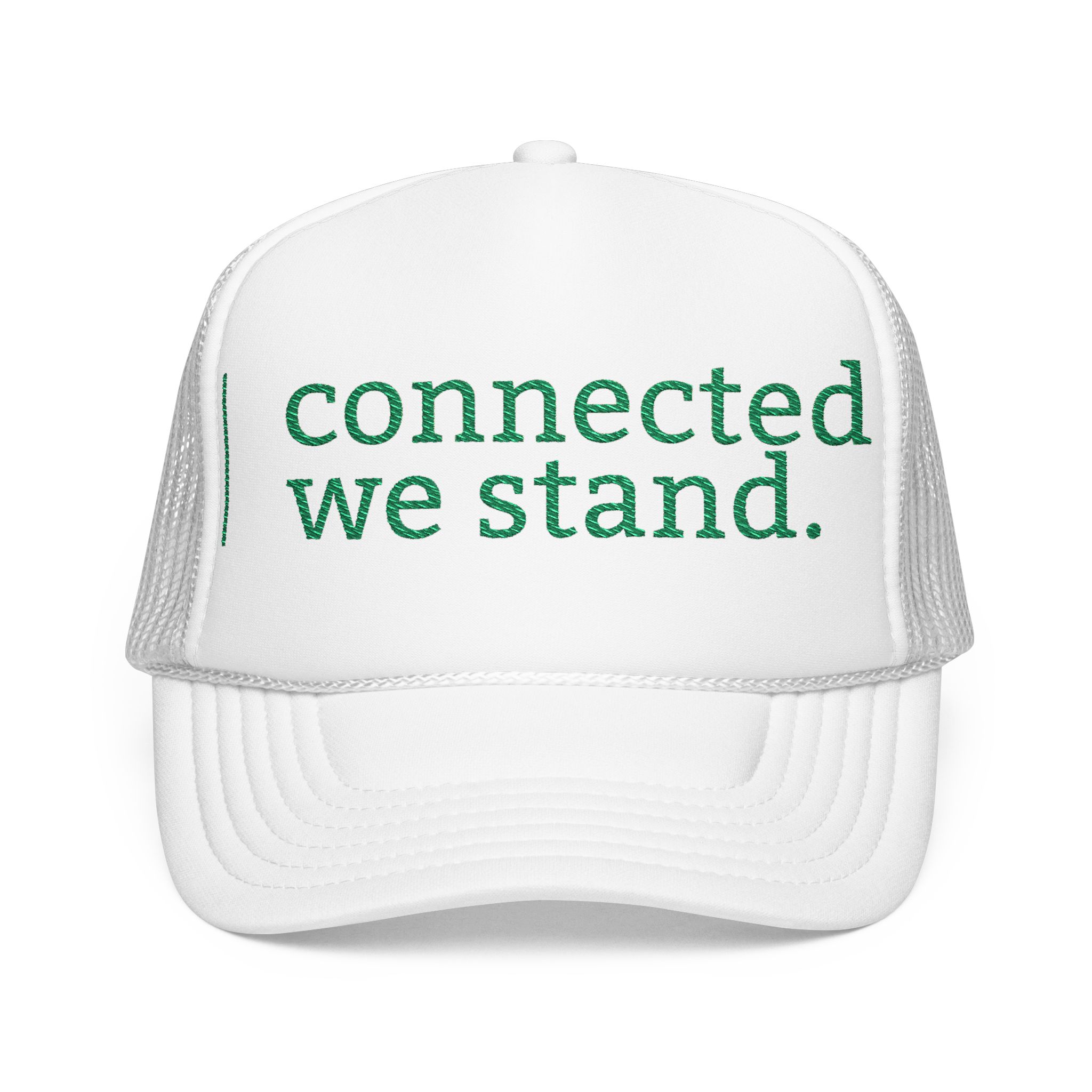 Connected We Stand- Foam Hat (Embroidery) - Image 5