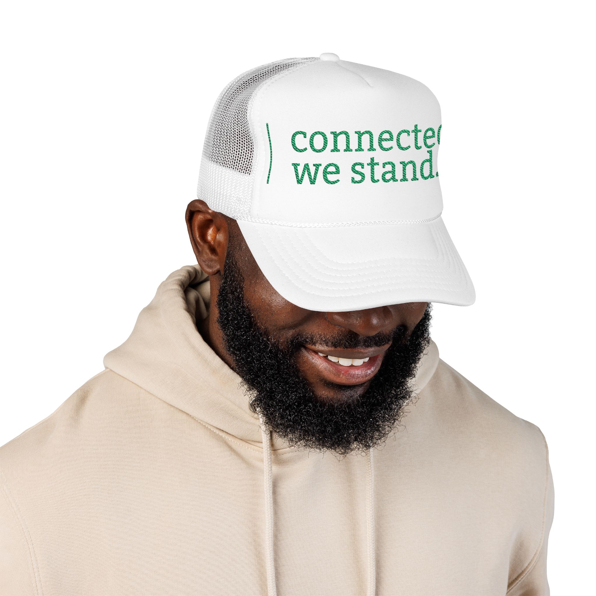 Connected We Stand- Foam Hat (Embroidery) - Image 8