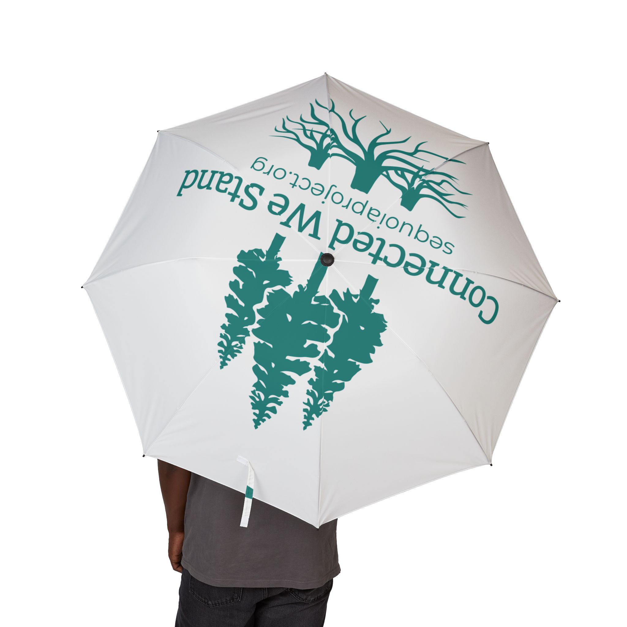 Connected We Stand- Semi-Automatic Foldable Umbrella - Image 4