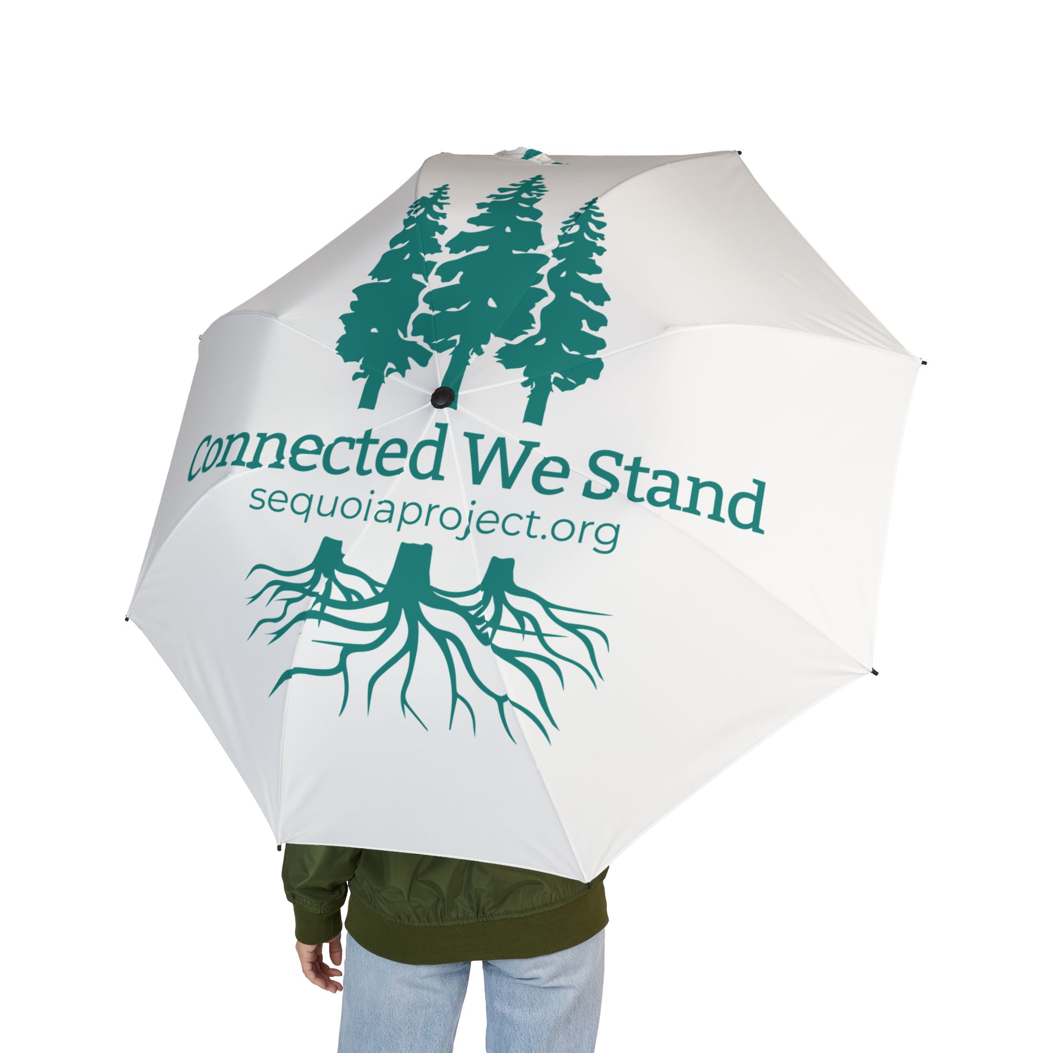 Connected We Stand- Semi-Automatic Foldable Umbrella - Image 3