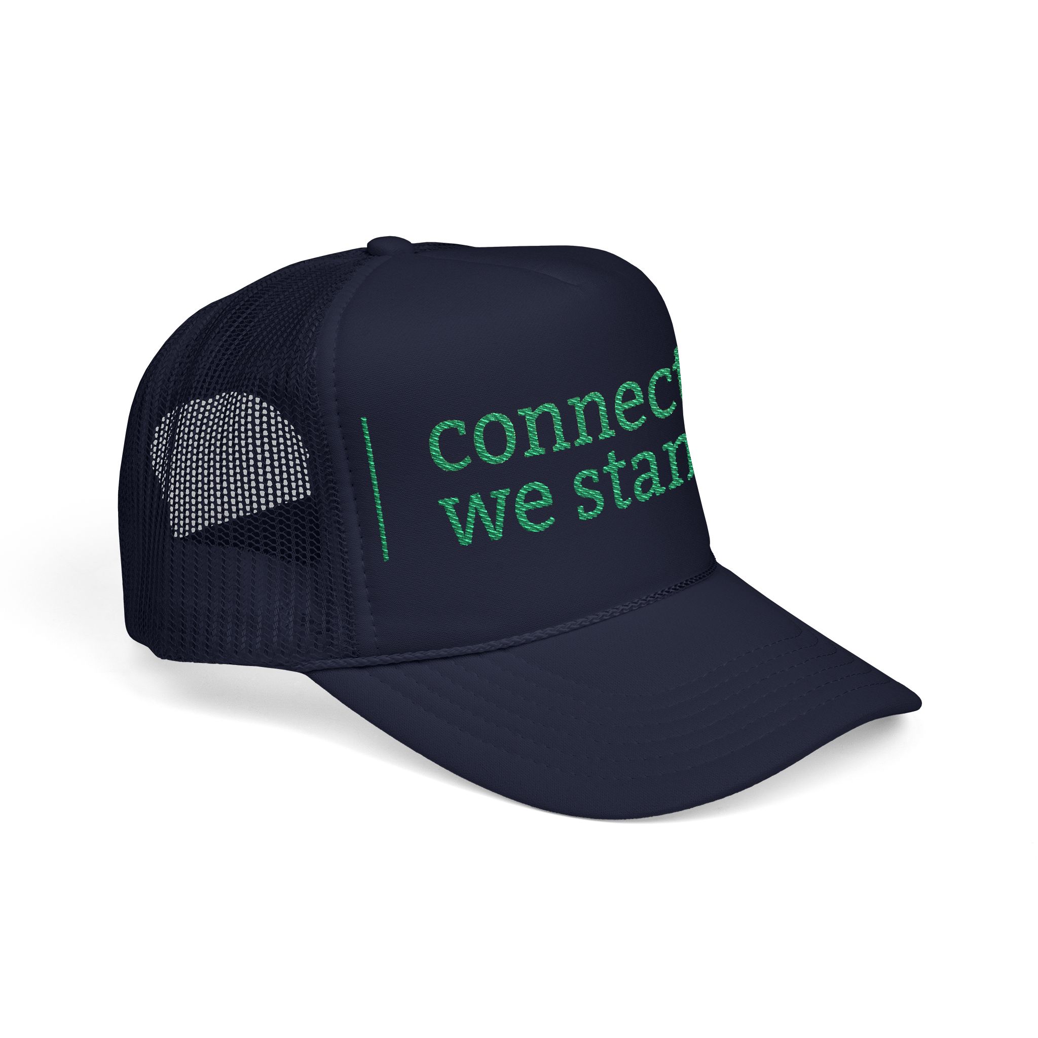 Connected We Stand- Foam Hat (Embroidery) - Image 3